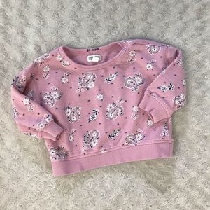Gymboree Pink Paisley Top Size 12-18 Months